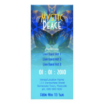 Mystic Peace Event Flyer Personalized Rack Card