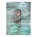 Mystic Pearl Mermaid Fantasy Art Poster Print