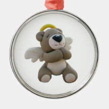 Mystic Reflections Angel Bear Ornament