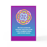 Mystic Rose Knot Card by DARLENE
