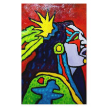 Mystic Warrior # 1 by Piliero stationery by piliero Mystic Warrior # 1 by Piliero stationery