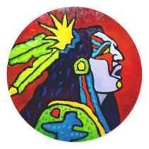 Mystic Warrior # 1 by Piliero Sticker