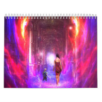 Mystical and Uplifting Digital Art Filled Calendar