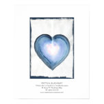 Mystical Blue Heart posters