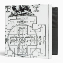 Mystical diagram of Solomon's Vinyl Binder