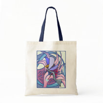 Mystical Fairy With Flower Tote Bag by atteestude Mystical Fairy With Flower Tote Bag