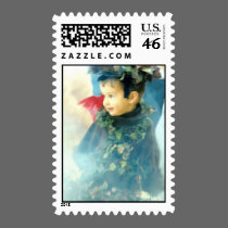 Mystical Faun postage