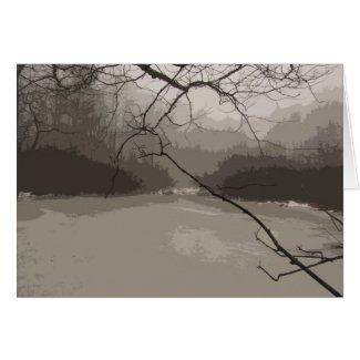 Mystical Fog over Swamp Card