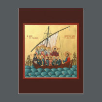 Mystical Icon of the Holy Church Prayer Card postcards