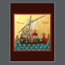 Mystical Icon of the Holy Church Prayer Card postcards