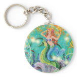 Mystical Mermaid n Seahorse Keychain