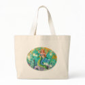 Mystical Mermaid n Seahorse Tote Bag