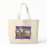 MYSTICAL MYTHICAL PEGASUS - WINGED HORSE - FANTASY TOTE BAG