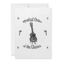 Mystical Order of the Ukulele invitations