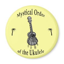 Mystical Order of the Ukulele Fridge Magnets