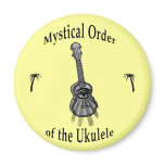 Mystical Order of the Ukulele Fridge Magnets
