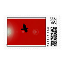 Mystical Raven Postage