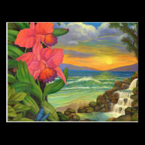 Mystical Seascape-Postcard postcards