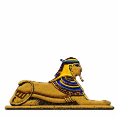 Mystical Sphinx Ancient Egypt Sculpted Gift Photo Cut Outs