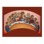 Mystical Supper Prayer Card Postcard