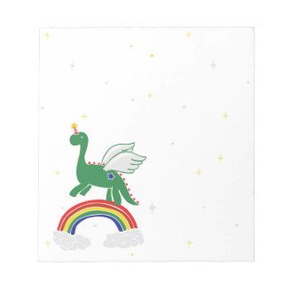 Mystical Winged Dinosaur Notepads