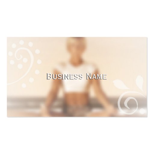 Mystical Yoga Business Cards (front side)