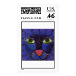 mysticat postage stamp