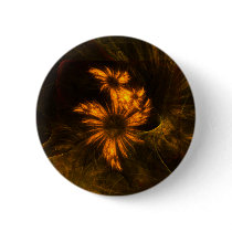 Mystique Garden Abstract Art Button (round)