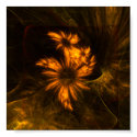 Mystique Garden Abstract Art Print print