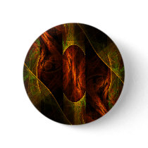 Mystique Jungle Abstract Art Button (round)