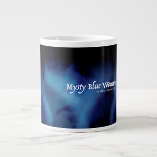 Mysty Blue Woman Mug 20 Oz Large Ceramic Coffee Mug