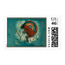 Myth Cat postage