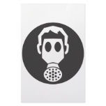 Mythbusters Gas Mask Stationery Design