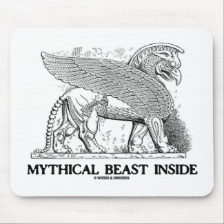 Mythical Beast Inside (Griffin / Gryphon) Mousepad