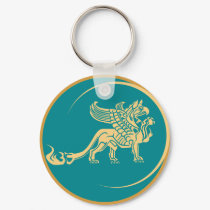 Mythical Gryphon Seal keychains