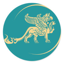 Mythical Gryphon Seal stickers