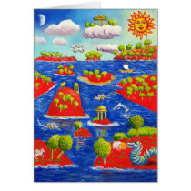 Mythical Willow Pattern cards by artberry Mythical Willow Pattern cards