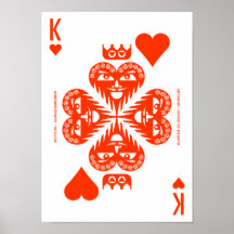 Mythos Anteros King of Hearts Print