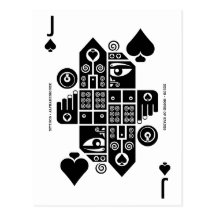 Mythos Belus Jack of Spades Post Cards