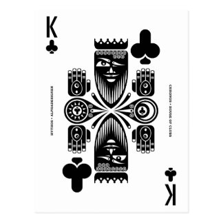Mythos Chronos King of Clubs Postcard