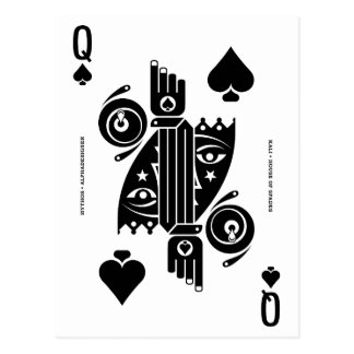 Mythos Kali Queen of Spades Postcard