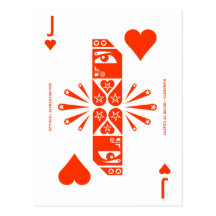 Mythos Kamadeva Jack of Hearts Post Cards