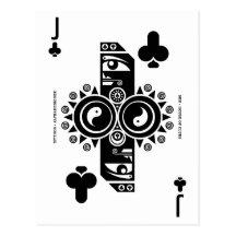 Mythos Min Jack of Clubs Post Card