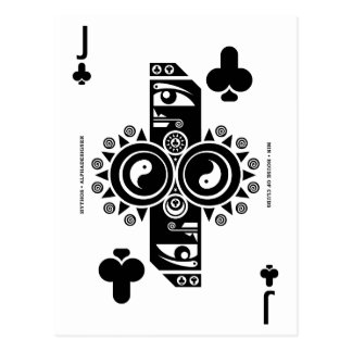 Mythos Min Jack of Clubs Postcard