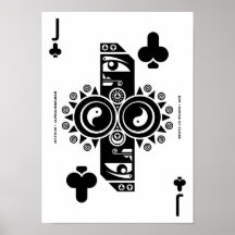 Mythos Min Jack of Clubs Print