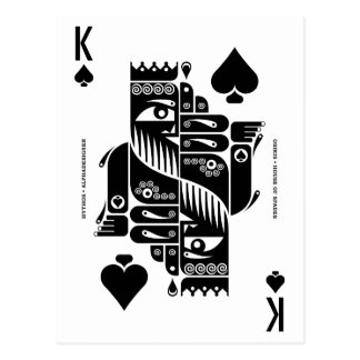 Mythos Osiris King of Spades Postcard