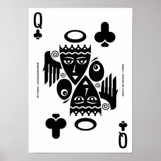 Mythos Rhea Queen of Clubs Poster