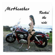 Mz Heather "Rockin' the Ride" posters