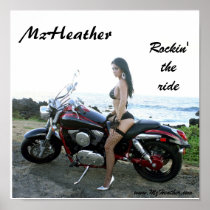 Mz Heather "Rockin' the Ride" Posters