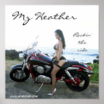 Mz Heather "Rockin' the Ride" Posters